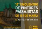#JesusMaria : Escenario de arte con el 18° Encuentro de Pintores Paisajistas
