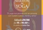 #JesusMaria : Maratón de yoga al aire libre