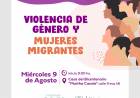 #ColoniaCaroya : CONVERSATORIO SOBRE VIOLENCIA Y MUJERES MIGRANTES