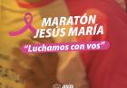 #JesusMaria : Maratón "Luchamos con Vos" para cerrar un mes de concientización