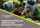 #Sinsacate : Limpieza de la Reserva Canal de Regantes de San Pablo