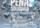 #ColoniaCaroya : Peña solidaria en el Club Agraria