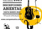 #ColoniaCaroya : Inscripciones abiertas para la Escuela de Música
