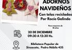 #Sinsacate : Taller de adornos navideños