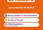 #JESUSMARIA - El taller de mesas materas de madera llega al Nido Costanera