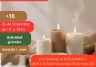 #Sinsacate: Sinsacate ofrece un taller gratuito de velas de soja navideñas