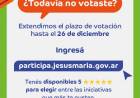 #JesusMaria: Jesús María extiende el plazo de votación del Presupuesto Participativo 2025*