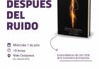 #JESUSMARIA : presenta "Después del ruido", el libro de una emprendedora de la Incubadora de Empresas
