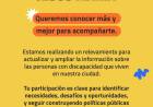 #JESUSMARIA : Cada respuesta cuenta: Jesús María impulsa un relevamiento sobre discapacidad 