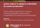 #COLONIACAROYA: El miércoles 5 de agosto se realizará en nuestra ciudad una disertación sobre la producción caroyense con valor agregado.