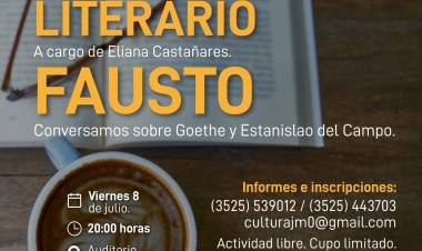 JESÚS MARÍA: SE VIENE UN NUEVO CAFÉ LITERARIO