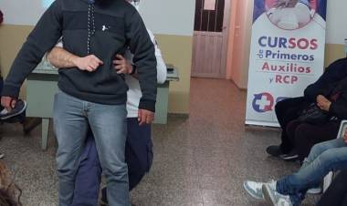 JESÚS MARÍA: VOLVIERON LOS CURSOS DE RCP A LOS BARRIOS