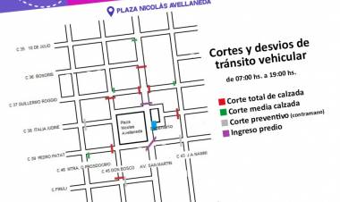 COLONIA CAROYA: ESPECIAL OPERATIVO DE TRÁNSITO PARA EL LUNES