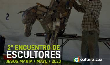 #JesusMaria : Comienza el 2° Encuentro Nacional de Escultores