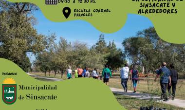 #Sinsacate : 1º Jornada de diseño participativo:  forestación bicisenda San Cayetano
