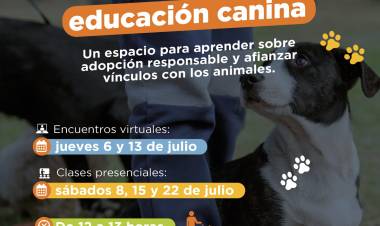#JesusMaria : La Municipalidad propone un taller de educación canina