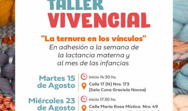 #ColoniaCaroya : Taller Vivencial "La ternura en los vínculos"