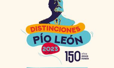 #JesusMaria : Abrió la postulación para las distinciones Pío León