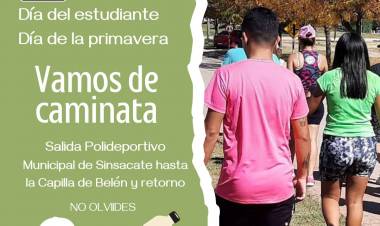 #Sinsacate : Caminata y encuentro deportivo para festejar el día del estudiante