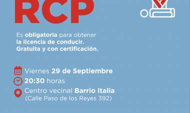 #JesusMaria : Curso de RCP en barrio Italia