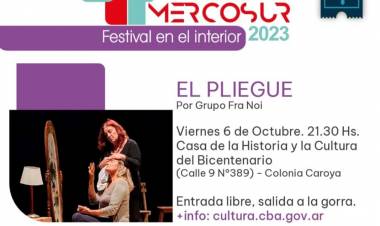 #ColoniaCaroya : Se presenta el grupo Franoi con "El Pliegue"