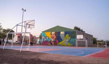 #JesusMaria : Se estrenó la nueva plaza deportiva "Viberti" en el CEF