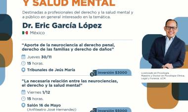 #JesusMaria : Primeras Jornadas Internacionales de Neuroderechos y Salud Mental