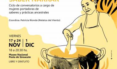 #Sinsacate : Ciclo de conversatorios "Saber cocinar. Saber curar. Saber narrar"