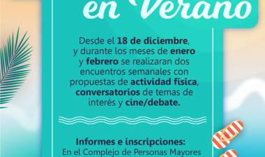 #ColoniaCaroya : "El Complejo en Verano", actividades para adultos mayores
