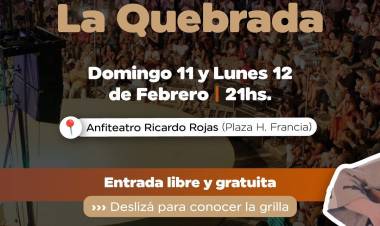 #RIOCEBALLOS :  Segunda jornada de Festival de la Quebrada