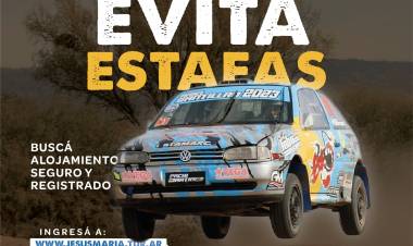 #JesusMaria : Registro de alojamientos habilitado por el Rally