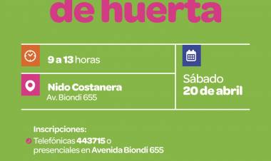 #JesusMaria : Taller de huerta en el Nido Costanera