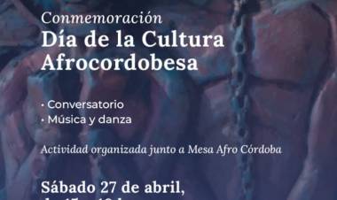 #JesusMaria : Actividad por el Día de la Cultura Afrocordobesa
