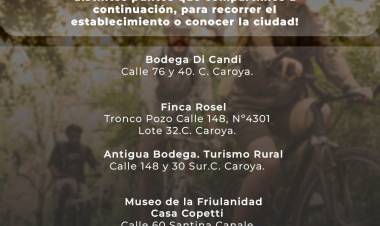 #ColoniaCaroya : Conociendo Caroya en bici