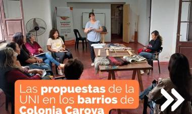 #ColoniaCaroya : Las propuestas de la Universidad Popular en los barrios.