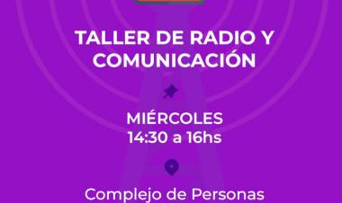 #ColoniaCaroya : Comienza el Taller de radio y comunicación para personas mayores