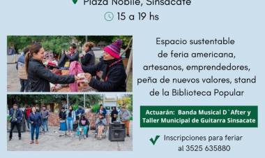 #Sinsacate : Llega la 4° Edición de la Feria de Pulgas