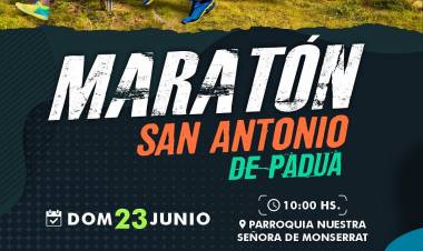 #ColoniaCaroya : La Maratón San Antonio de Padua será por los viñedos
