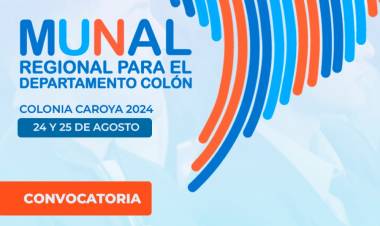 #ColoniaCaroya : Se extienden las inscripciones para MUNAL Regional