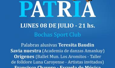 #ColoniaCaroya : La ciudad celebra la Independencia