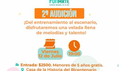 #ColoniaCaroya : Segunda audición  de "FonArte"