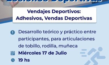 #ColoniaCaroya : Charla sobre prevención de lesiones deportivas