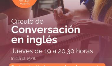 #ColoniaCaroya : Mejorá tu inglés en el Círculo de Conversación de la UPCC