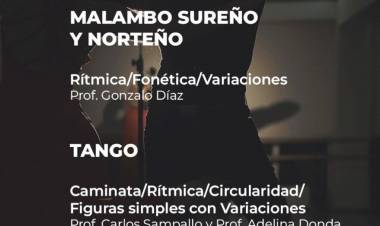 #ColoniaCaroya : Clases de Malambo y Tango