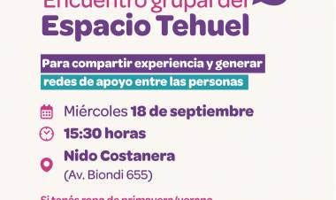 #JesusMaria : Nuevo encuentro grupal del Espacio Tehuel