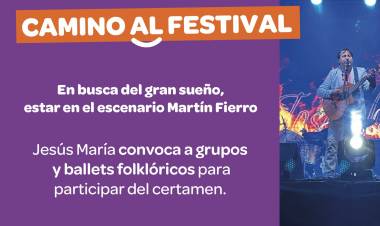 #JesusMaria :  Lanzan inscripciones para el certamen “Camino al Festival”