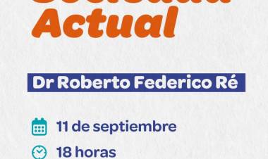 #JESUSMARIA - El desafío de la salud mental actual, en una charla magistral con el Dr. Roberto Federico Ré