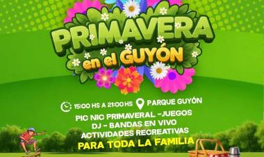 #COLONIA CAROYA - ¡Colonia Caroya recibe la Primavera en el Parque Guyón!