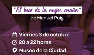 #JESUS MARIA - El Café Literario vuelve con una noche dedicada a Manuel Puig