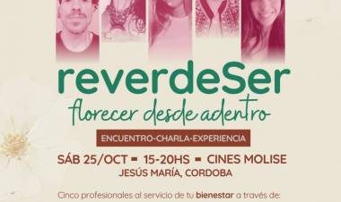 #JESUSMARIA - reverdeSer florecer desde adentro. ENCUENTRO-CHARLA-EXPERIENCIA